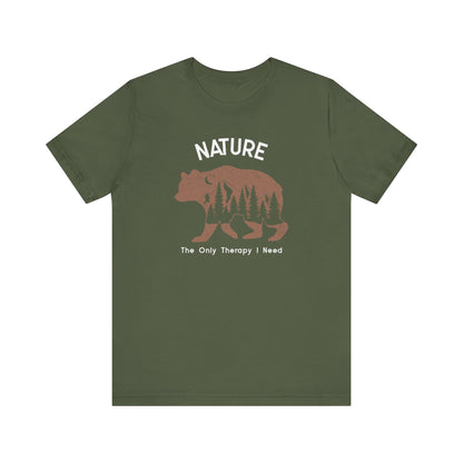 Nature is Therapy Camping T-Shirt