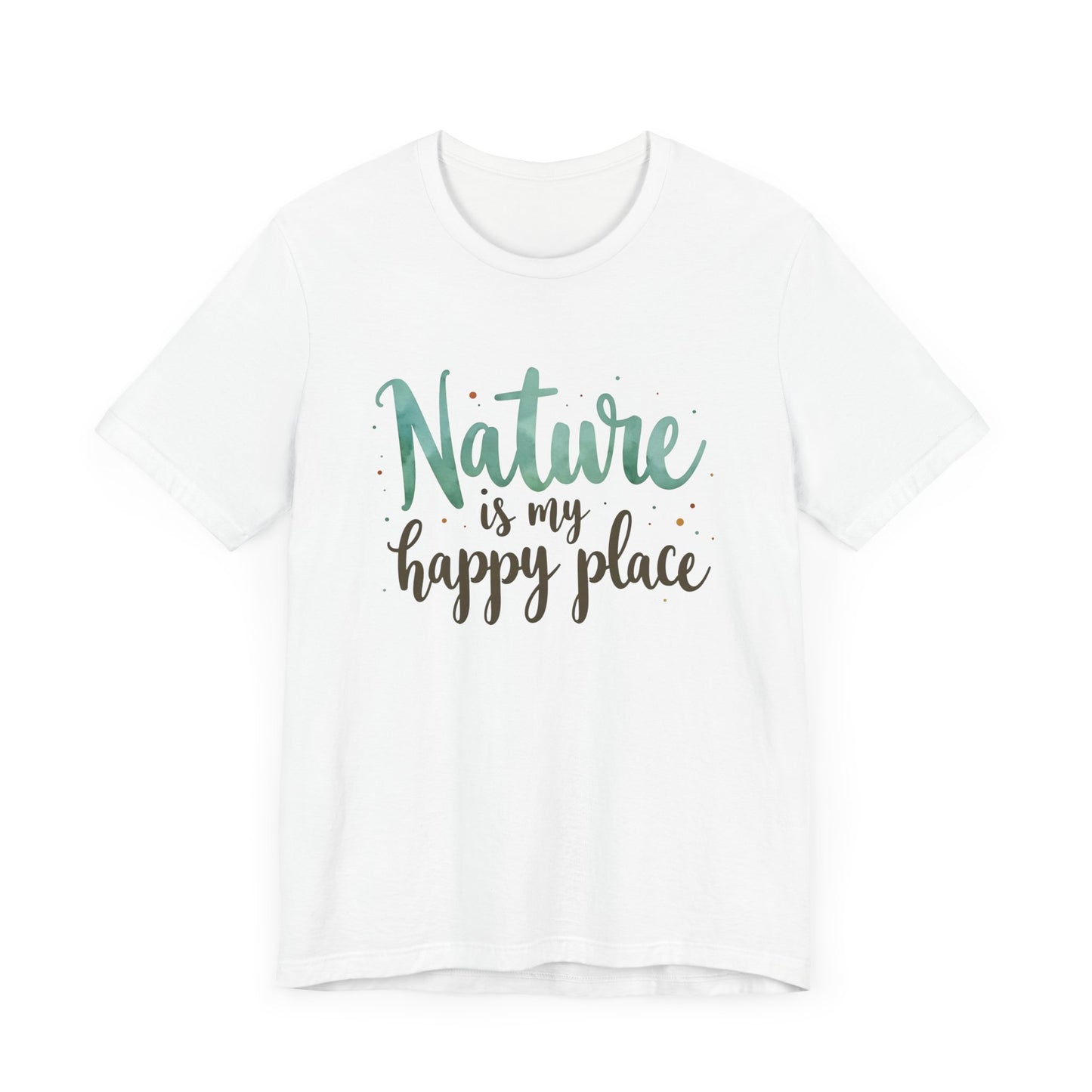 Nature is My Happy Place Camping T-Shirt