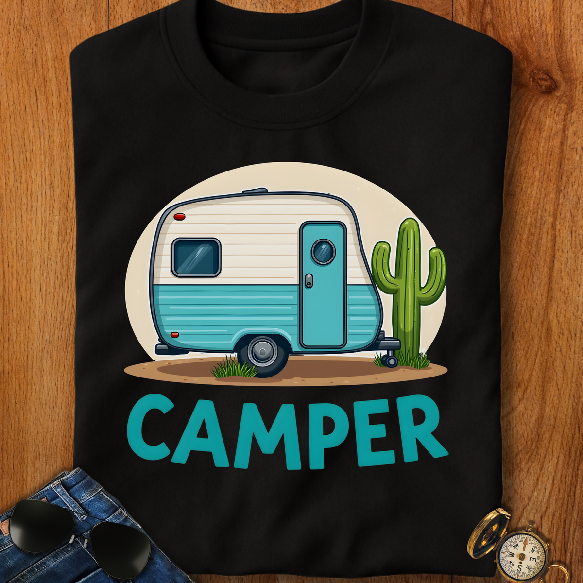 Camper Camping T-Shirt