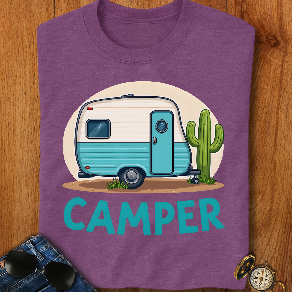 Camper Camping T-Shirt