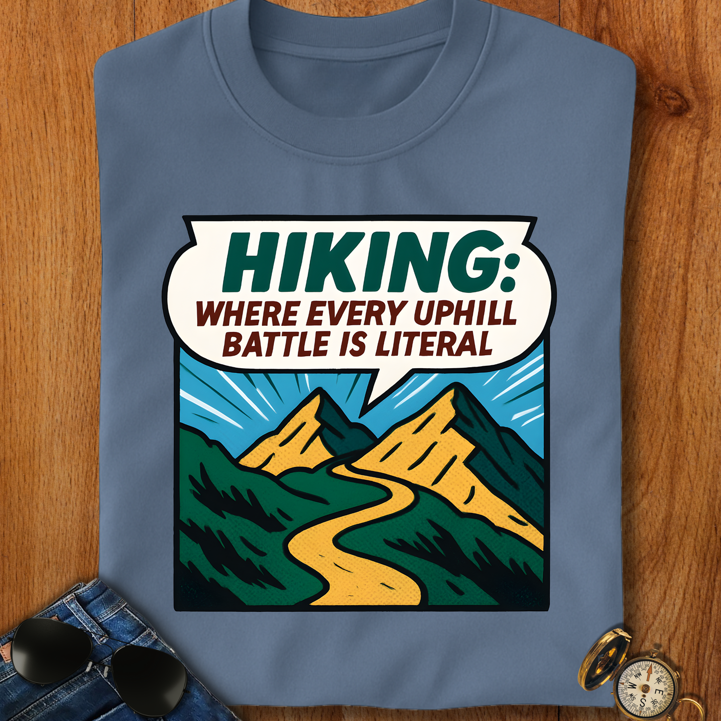 Uphill Battle Hiking T-Shirt