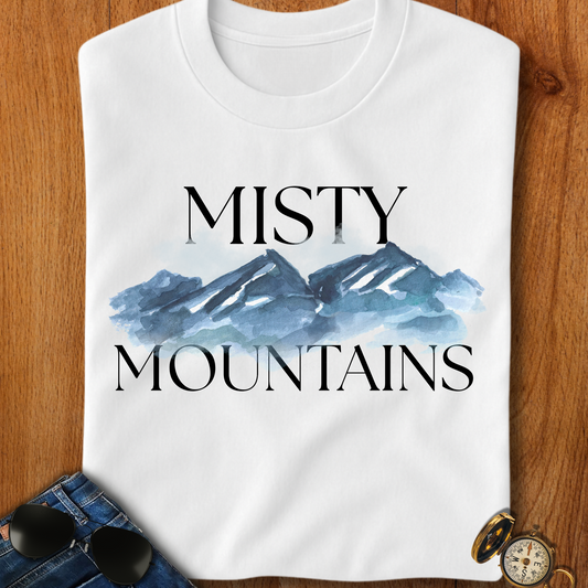 Misty Mountains Hiking, Camping, Backpacking T-Shirt