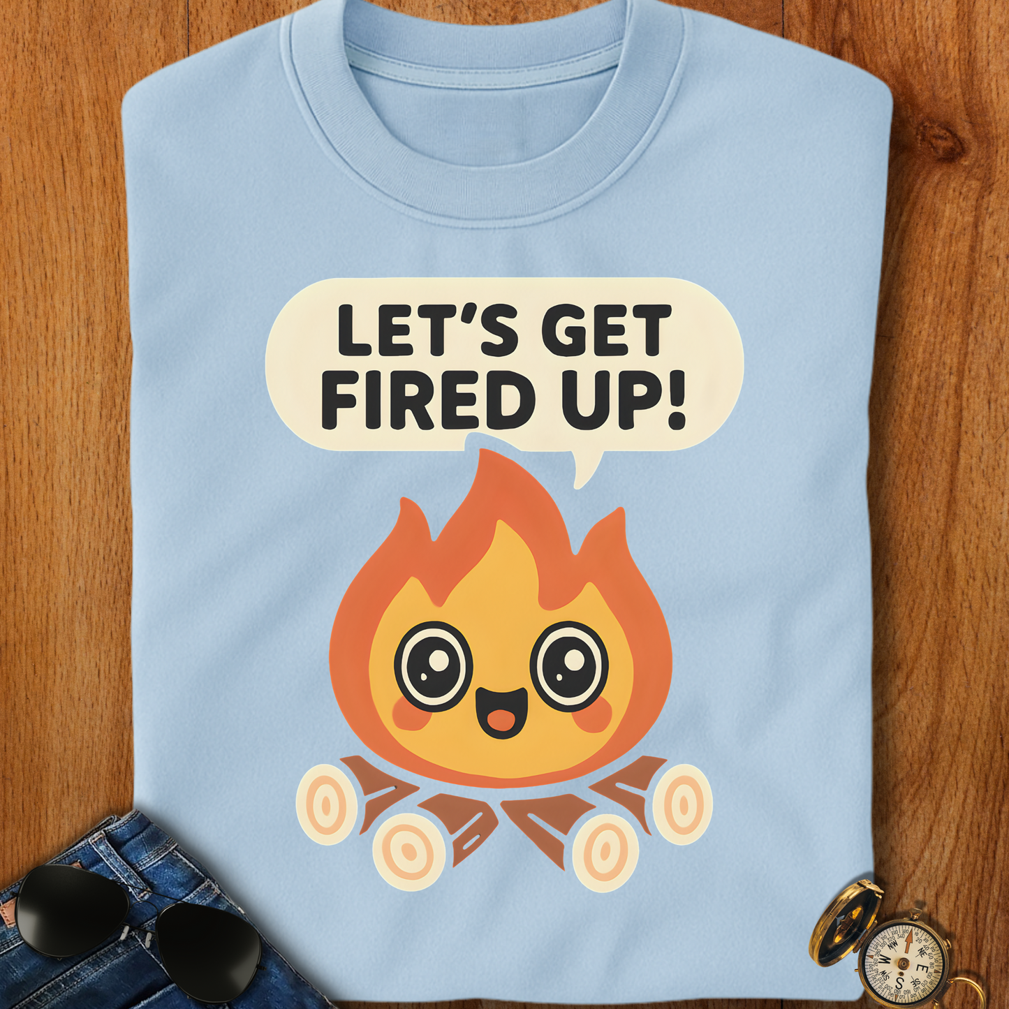 Get Fired Up Camping T-Shirt