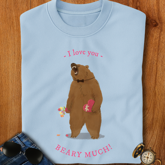 I Love You Bear Pun T-Shirt