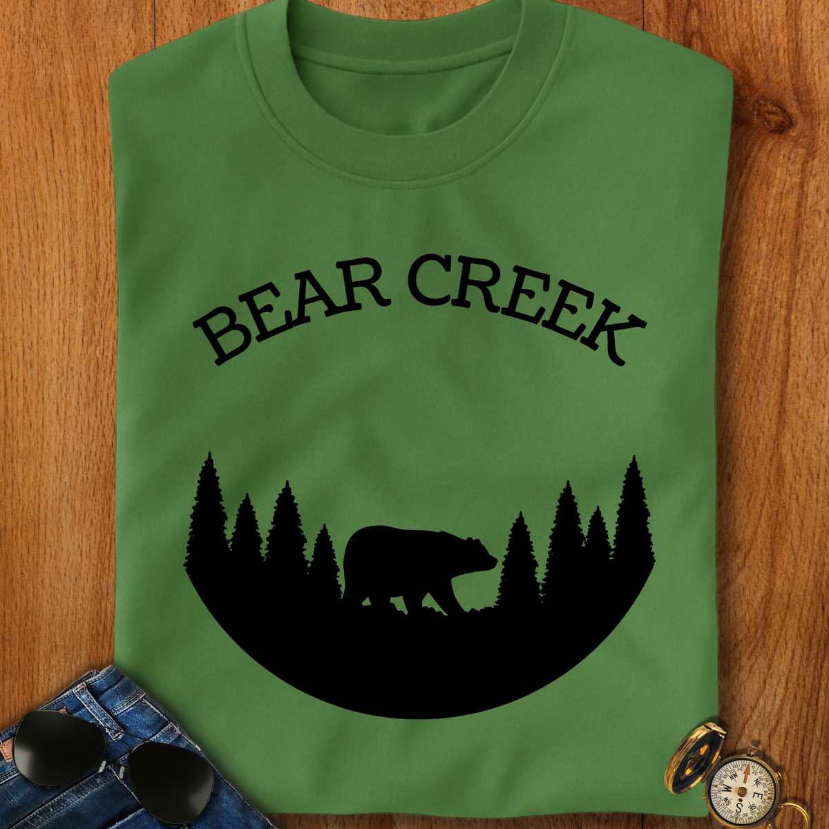 Bear Creek Hiking, Camping T-Shirt
