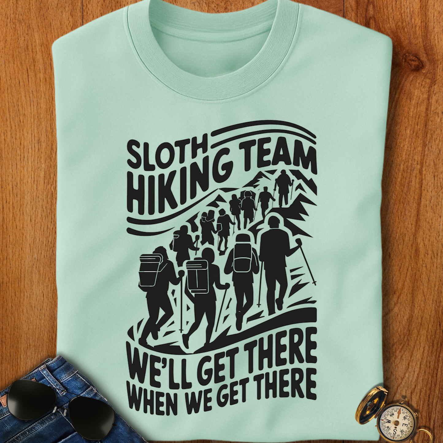 Sloth Hiking Team T-Shirt