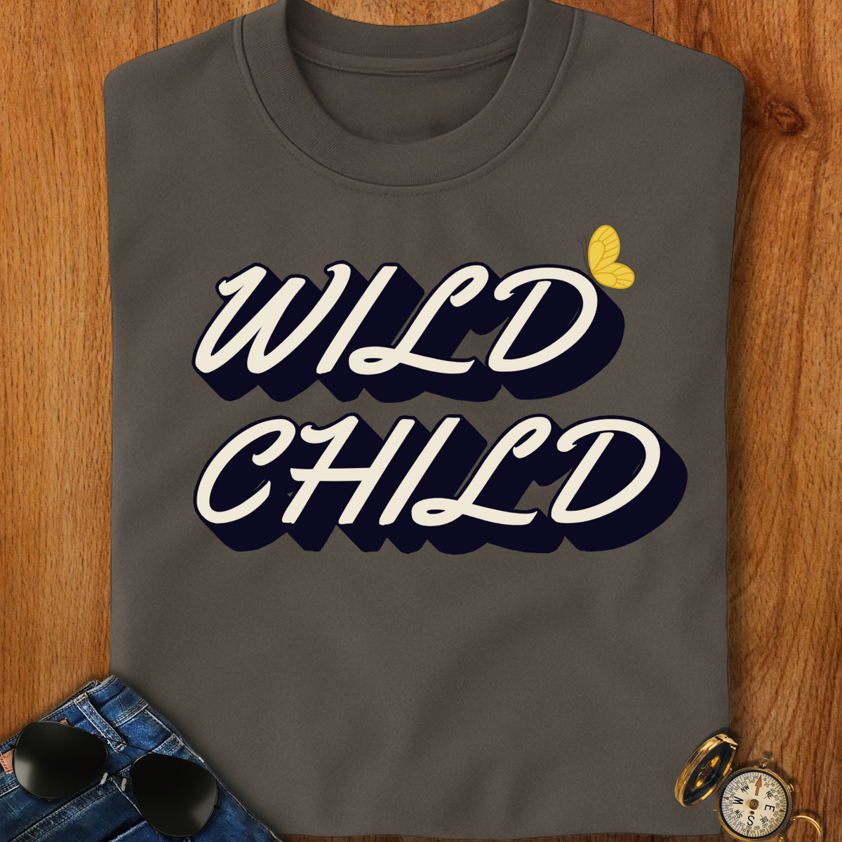 Wild Child Backpacking, Camping, Hiking T-Shirt