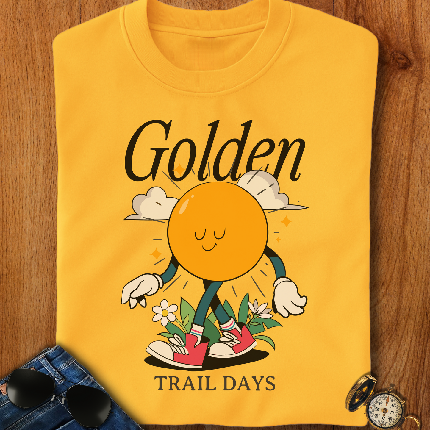 Golden Trail Days Sun T-Shirt