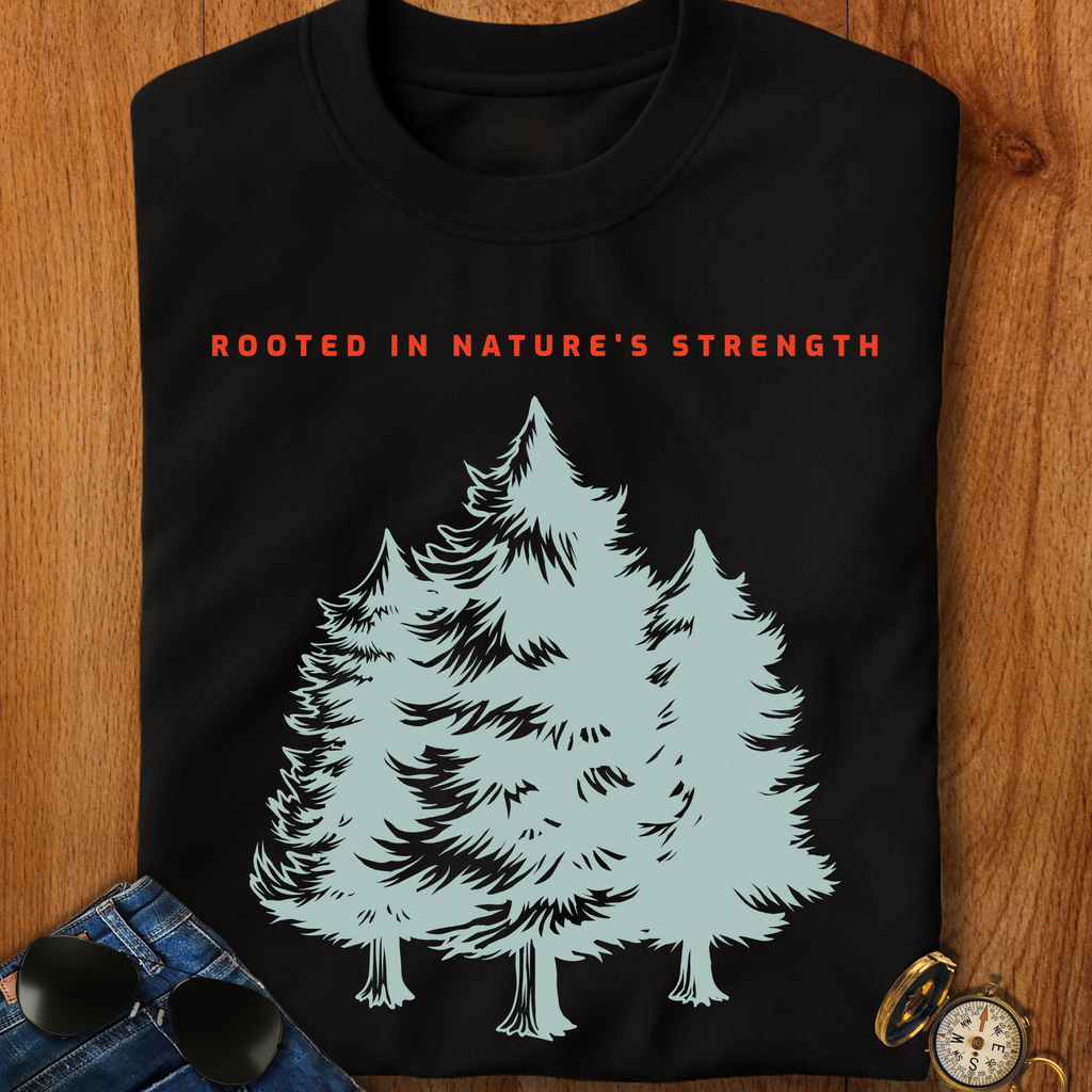 Rooted in Nature's Strength Hiking T-Shirt
