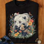 Mama bear and Cub Camping T-Shirt