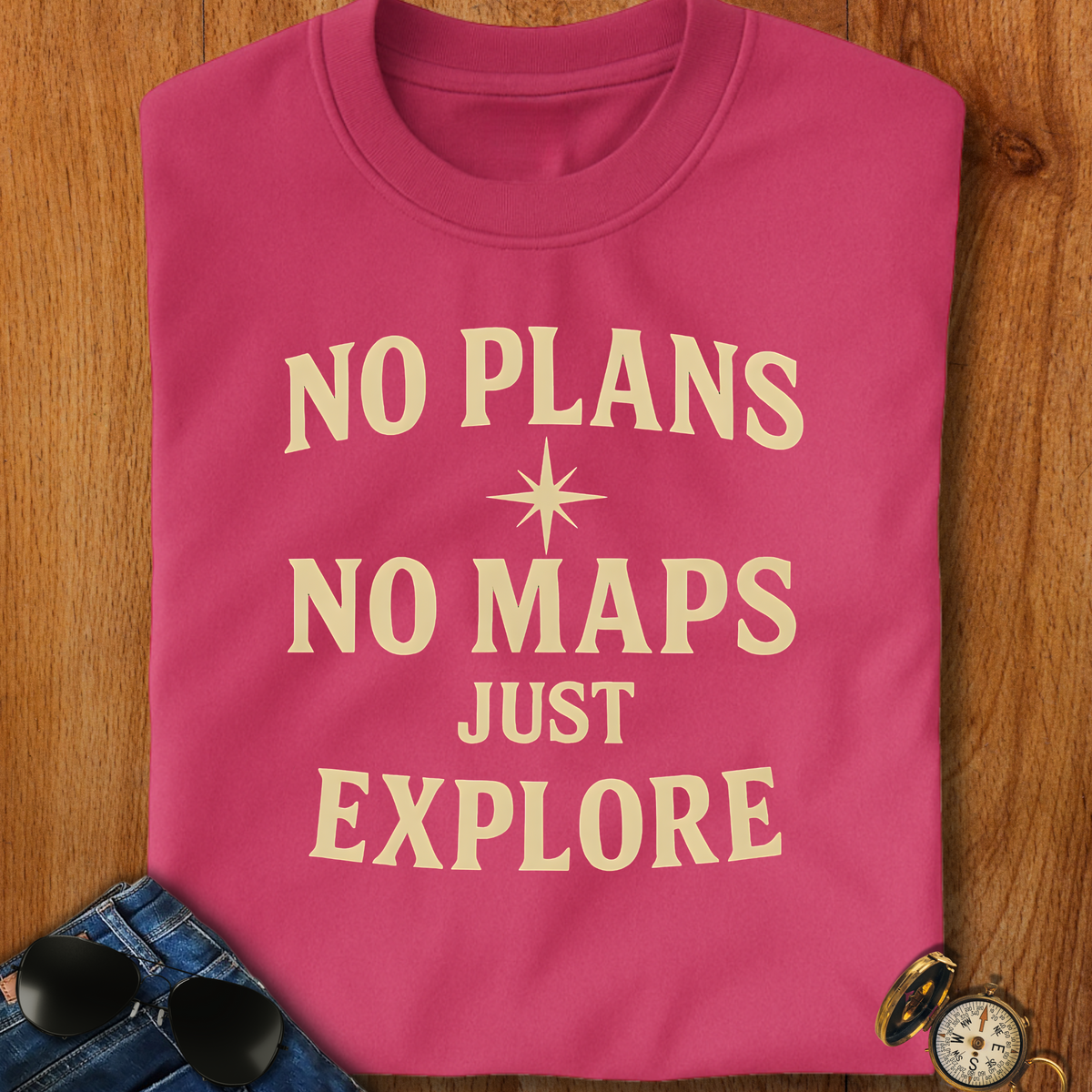 No Plans & No Maps Backpacking T-Shirt