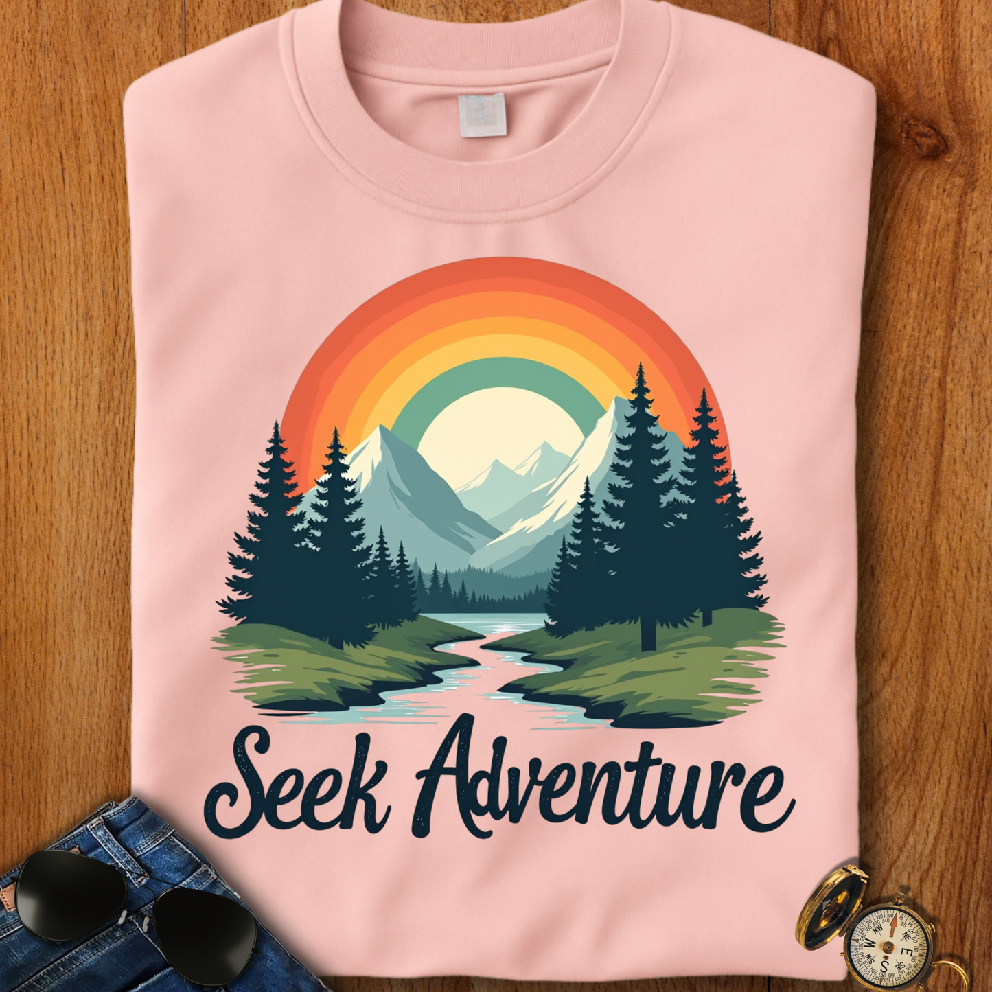 Seek Adventure Backpacking T-Shirt