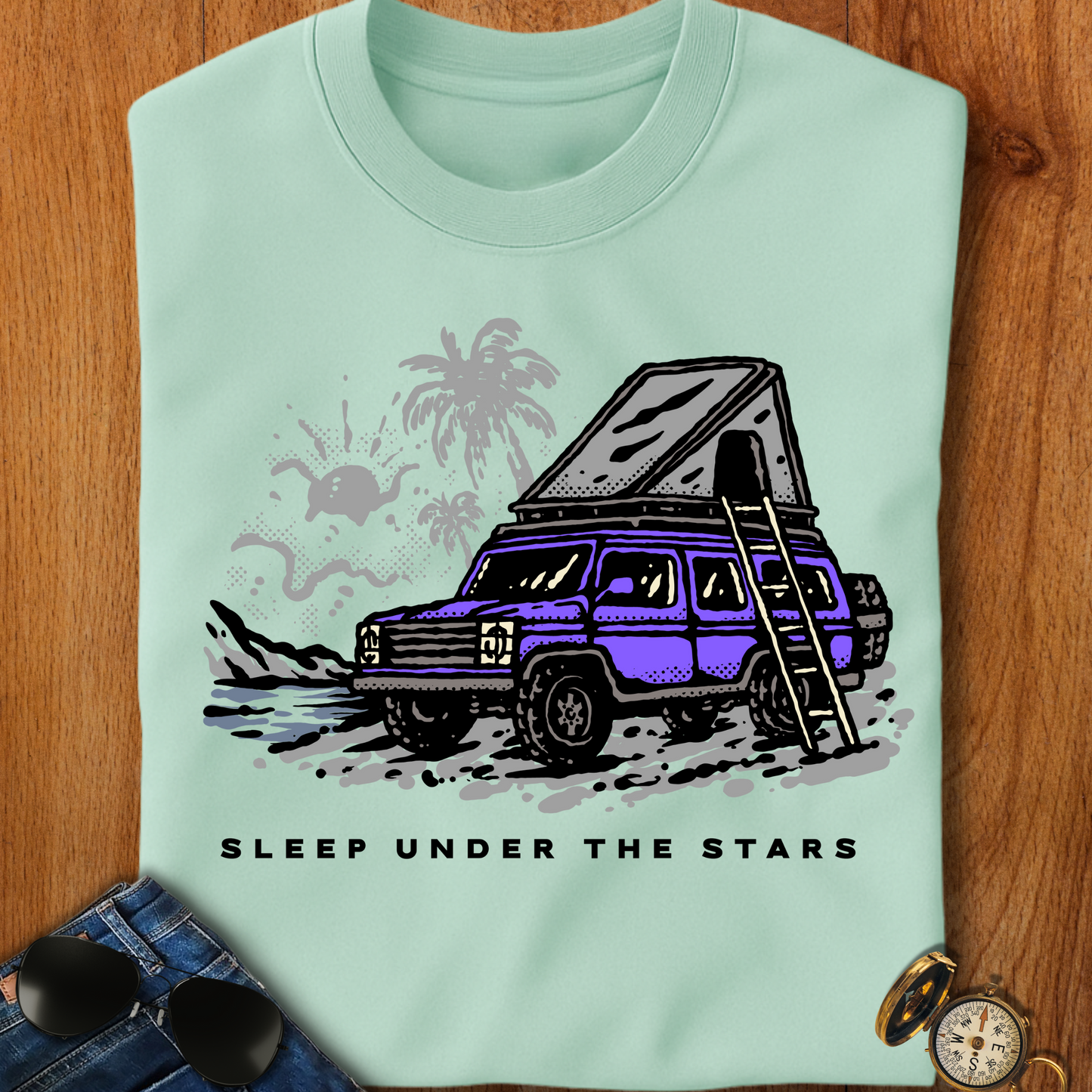 Sleep Under the Stars Camping T-Shirt