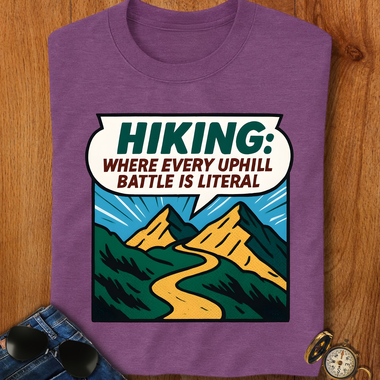 Uphill Battle Hiking T-Shirt