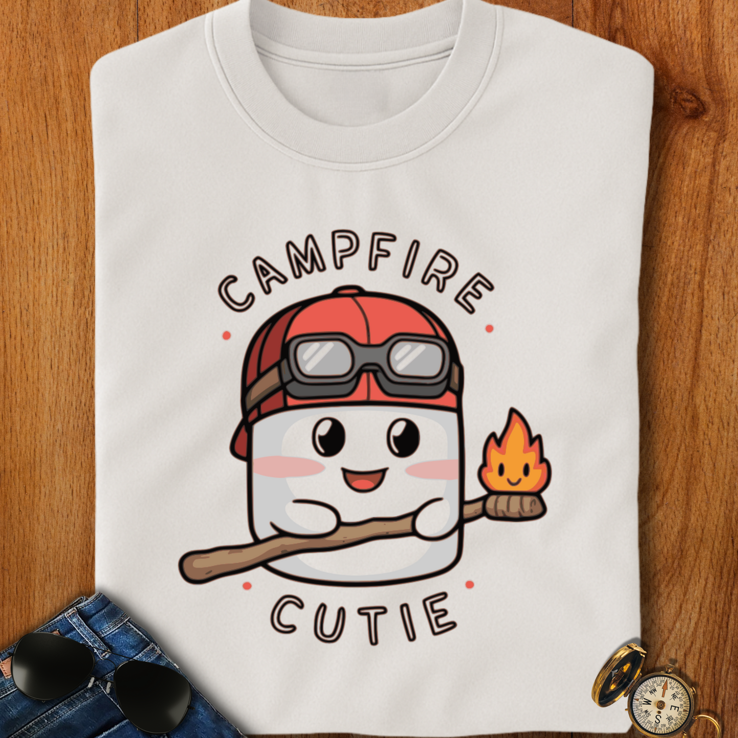 Campfire Cutie Marshmallow T-Shirt