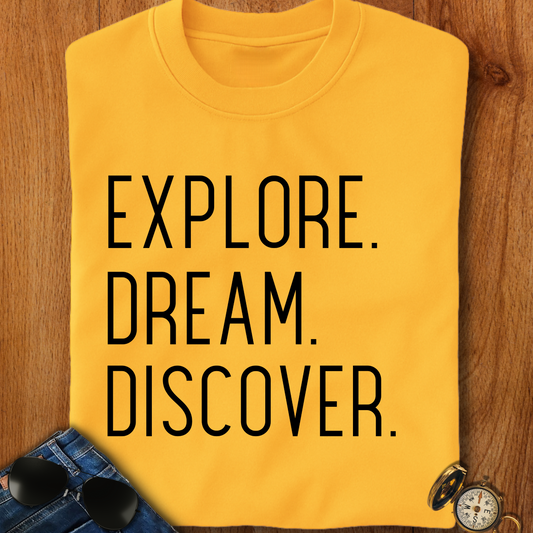 Explore Dream Discover Camping T-Shirt