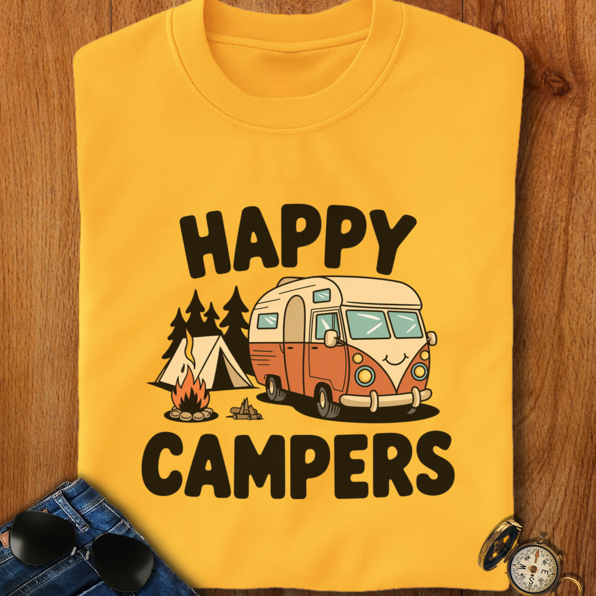 Happy Campers Camping T-Shirt