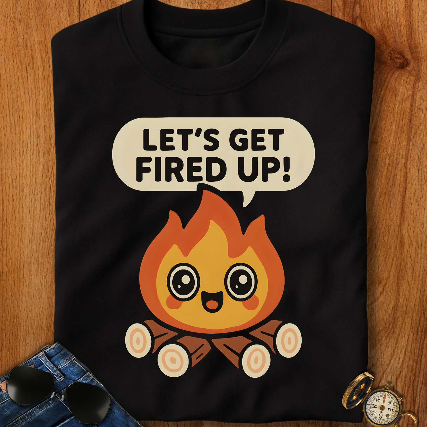 Get Fired Up Camping T-Shirt