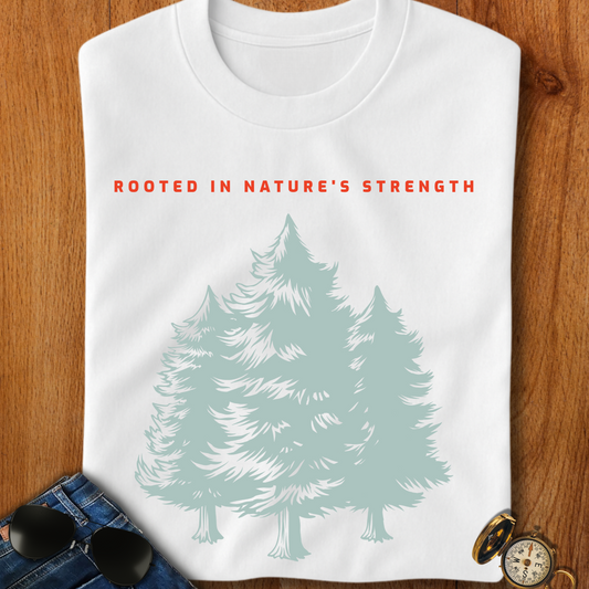 Rooted in Nature's Strength Hiking T-Shirt