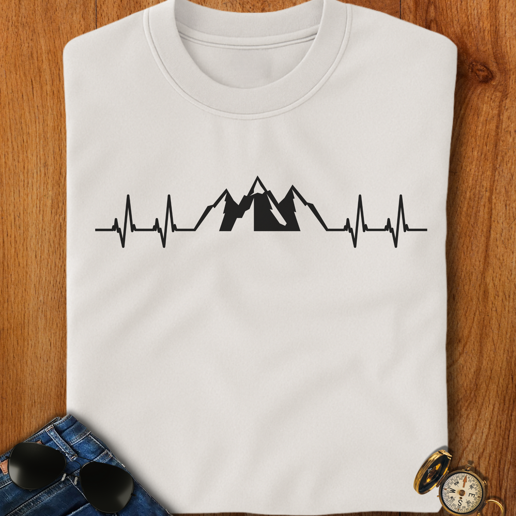 Mountains EKG T-Shirt