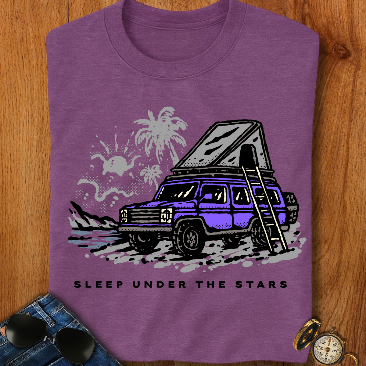 Sleep Under the Stars Camping T-Shirt