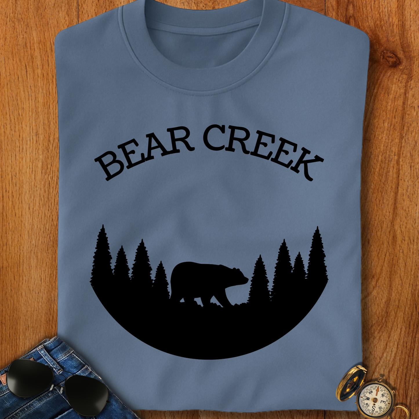 Bear Creek Hiking, Camping T-Shirt