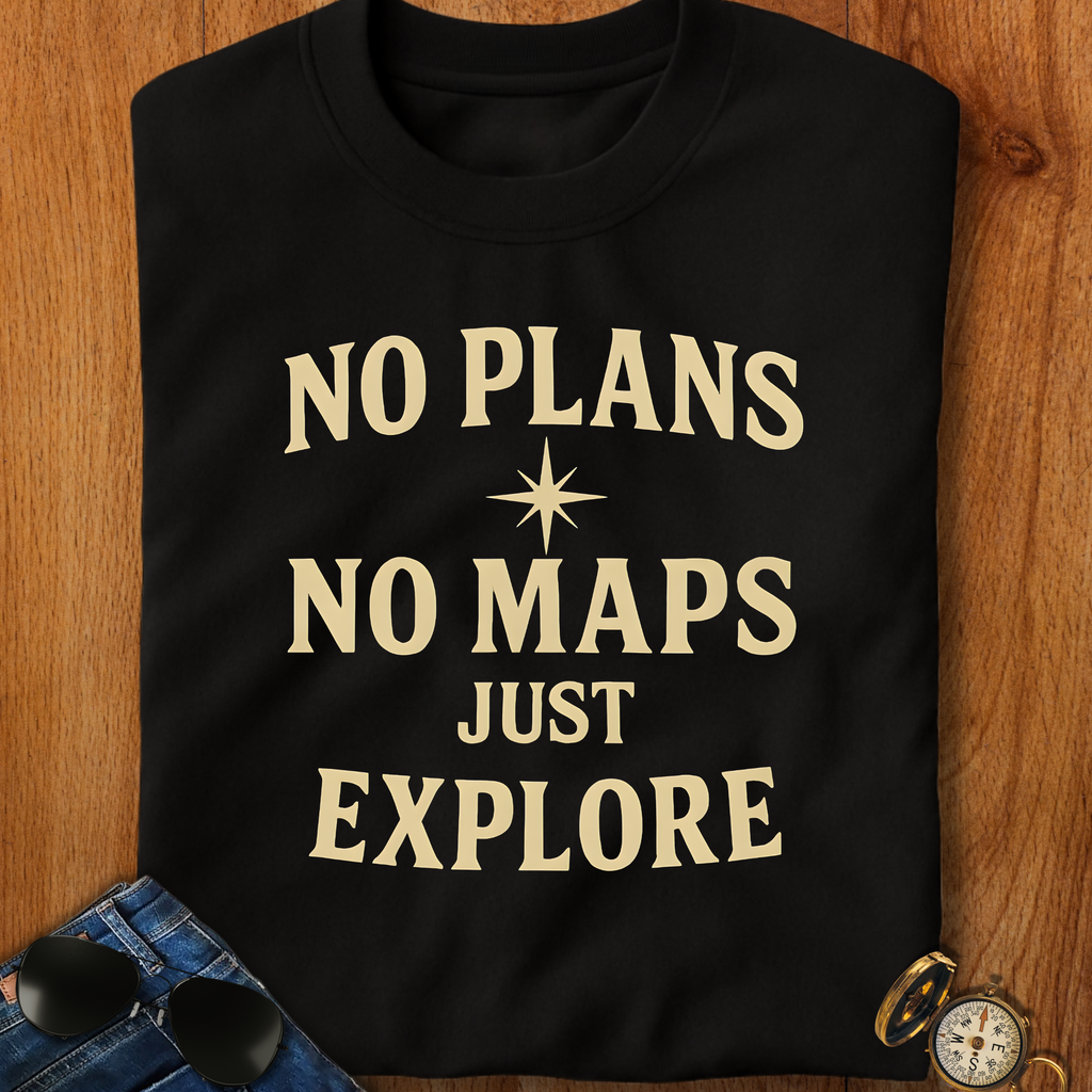 No Plans & No Maps Backpacking T-Shirt