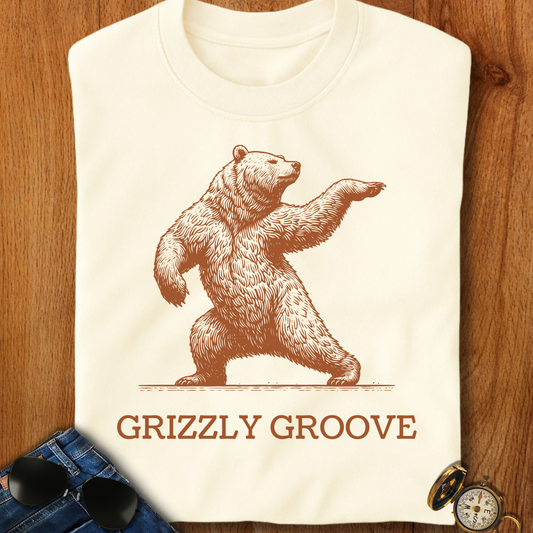 Grizzly Groove Hiking, Camping, Backpacking T-Shirt