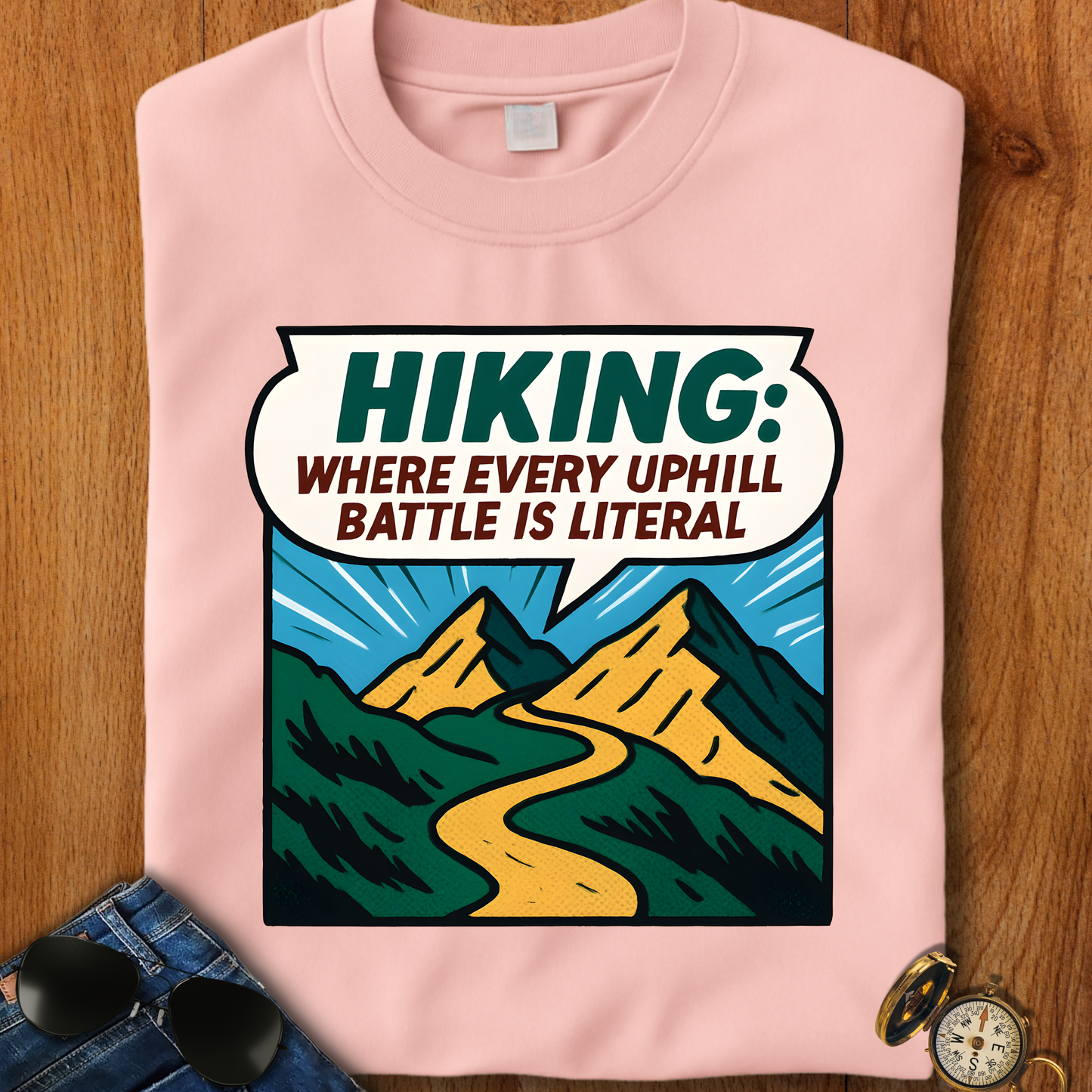Uphill Battle Hiking T-Shirt