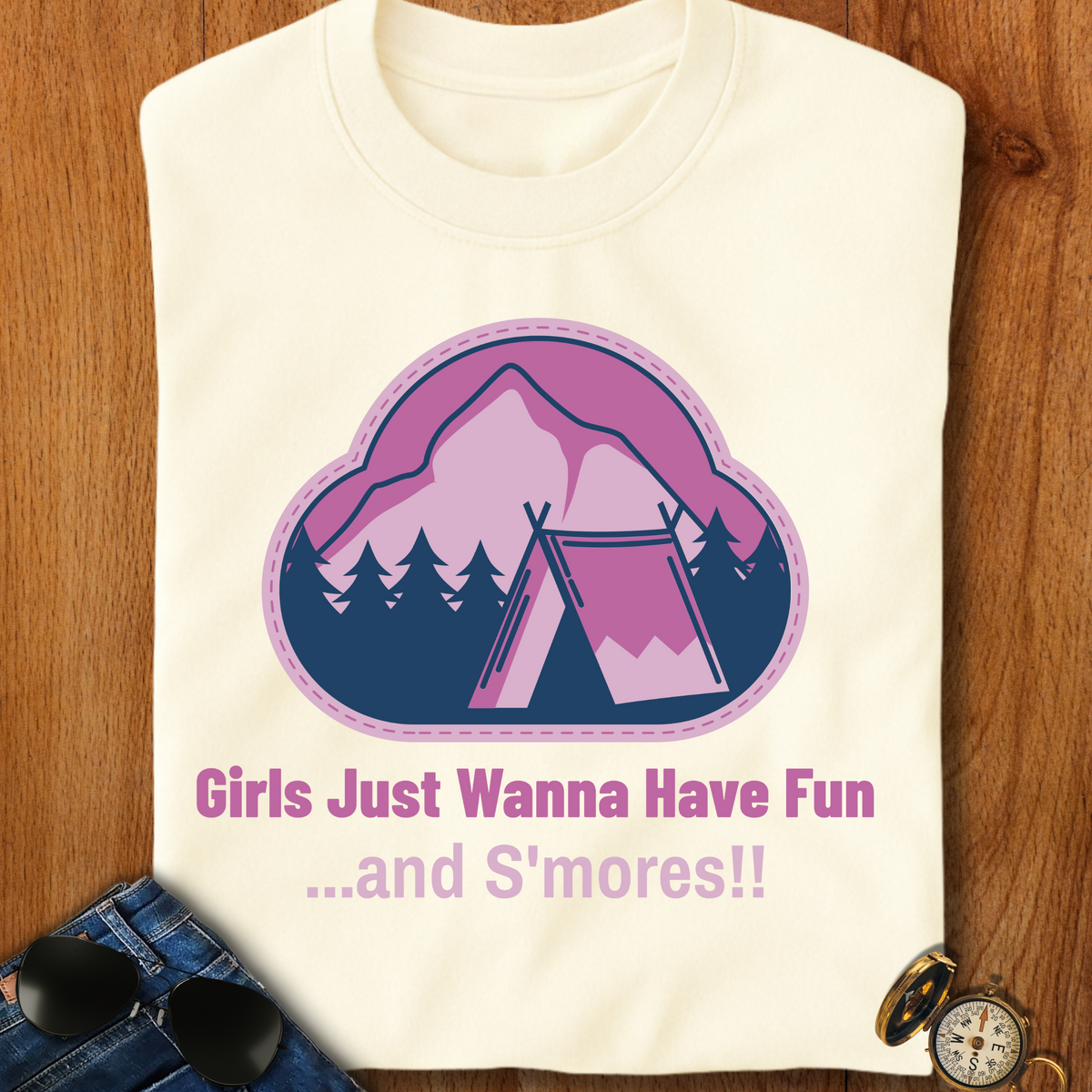 Camping Girls T-Shirt