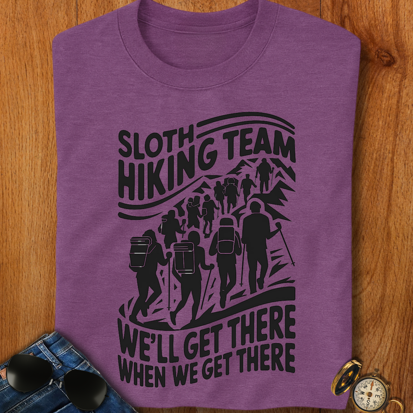 Sloth Hiking Team T-Shirt