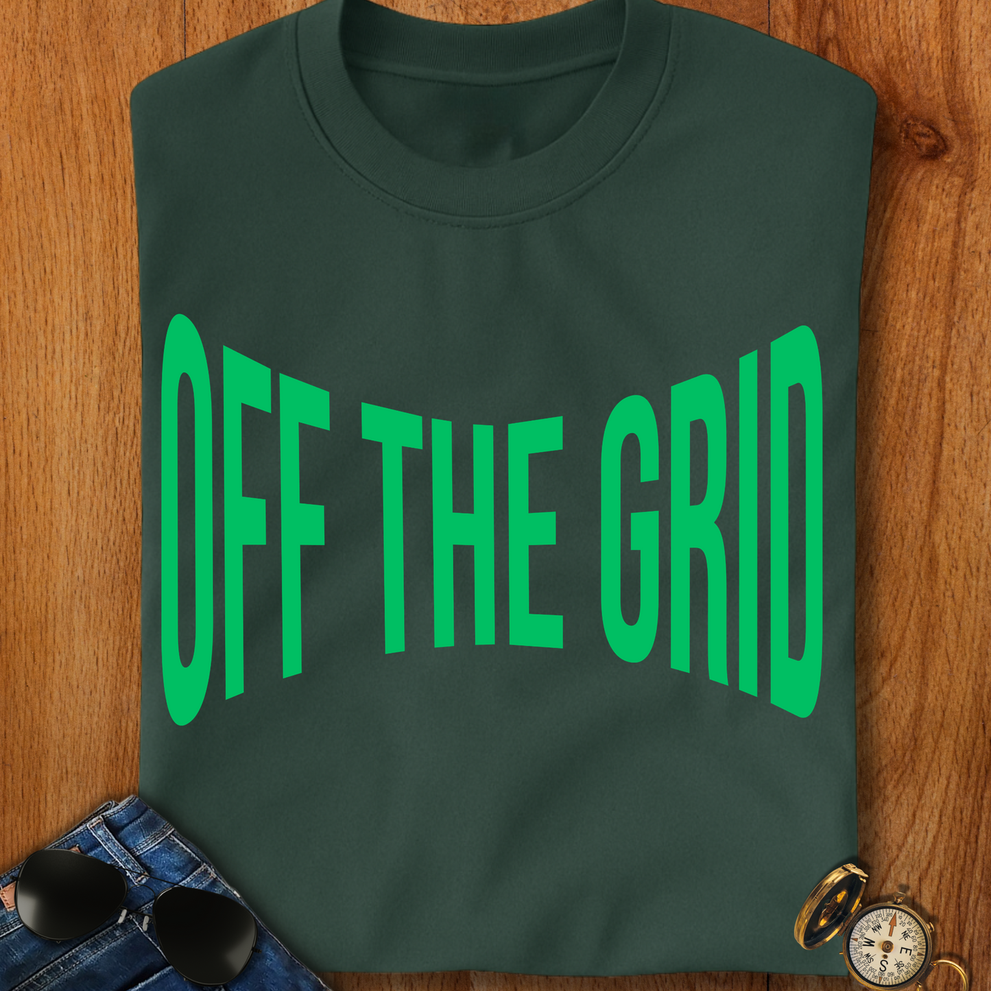 Off the Grid Backpacking, Hiking, Camping T-Shirt