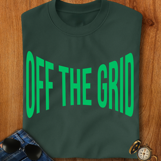 Off the Grid Backpacking, Hiking, Camping T-Shirt