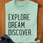 Explore Dream Discover Camping T-Shirt