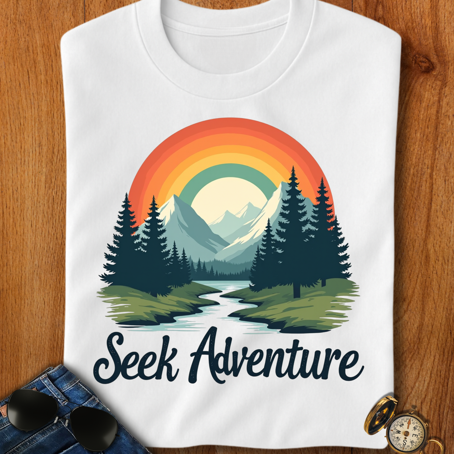 Seek Adventure Backpacking T-Shirt