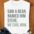 Steve the Bear Backpacking T-Shirt