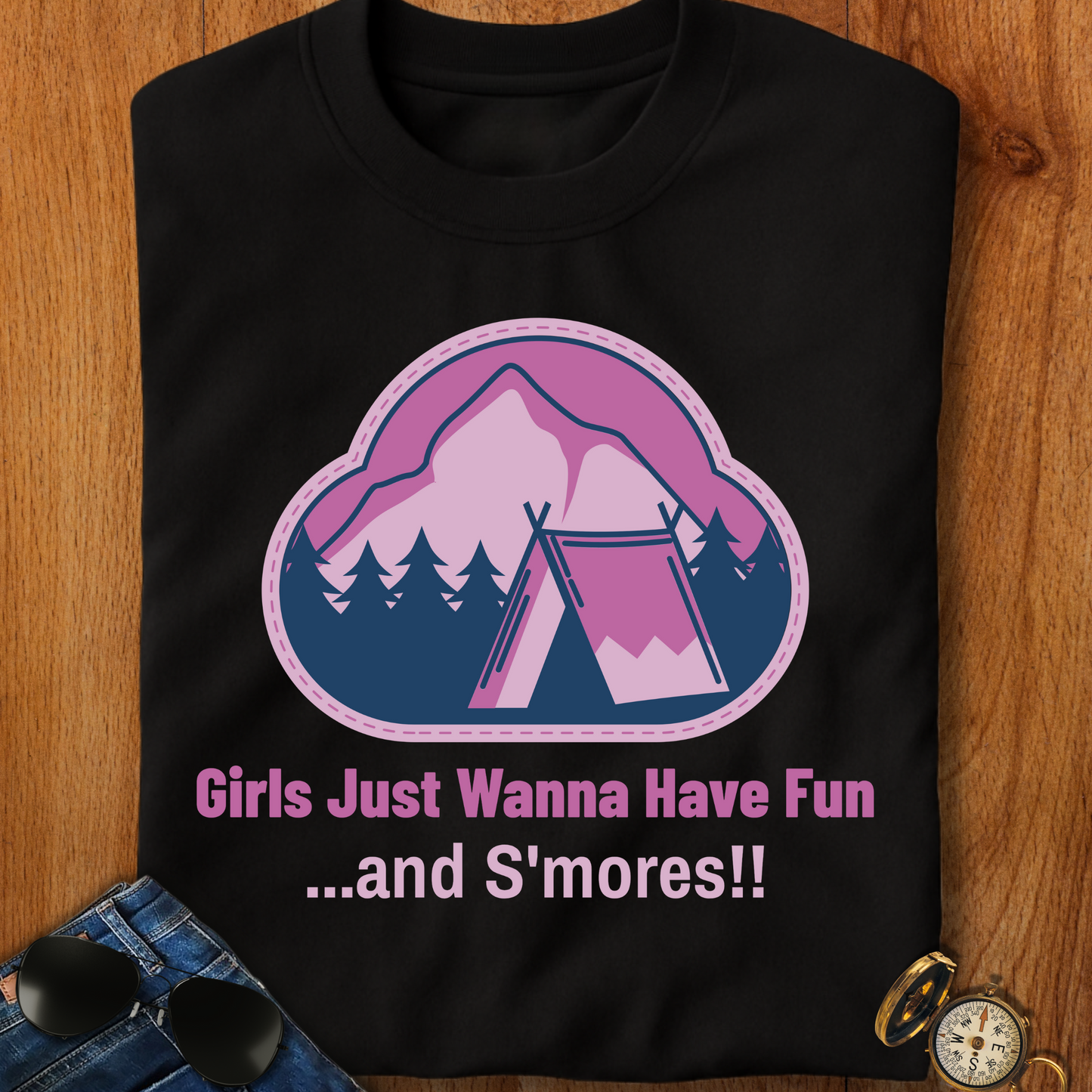 Camping Girls T-Shirt
