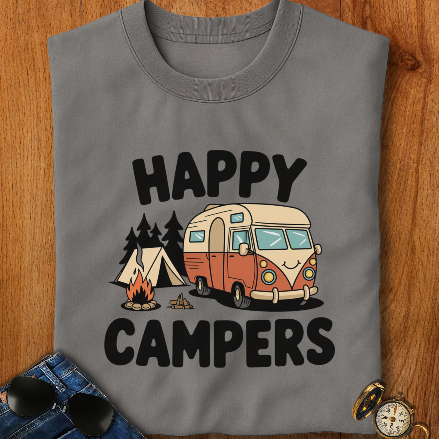 Happy Campers Camping T-Shirt