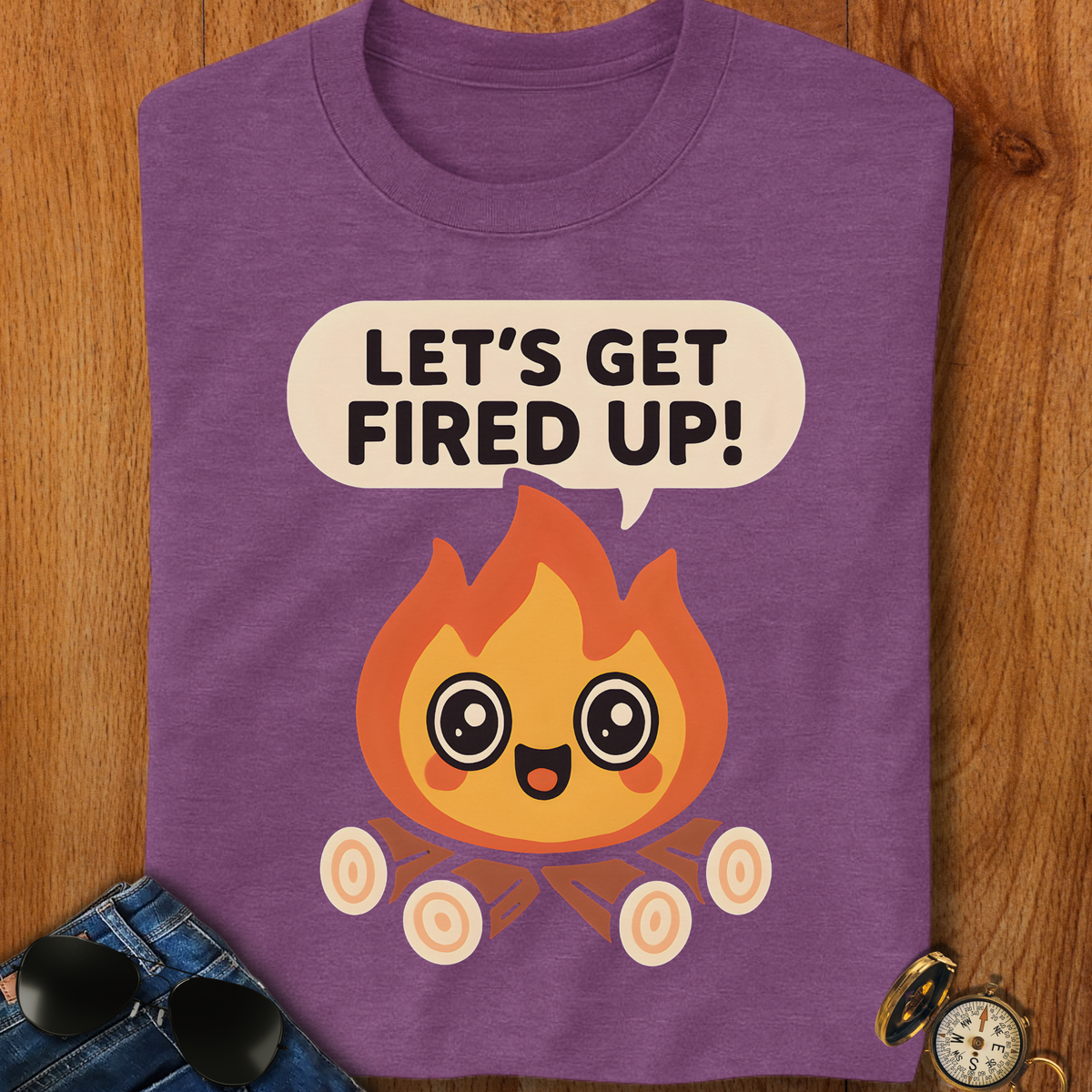 Get Fired Up Camping T-Shirt