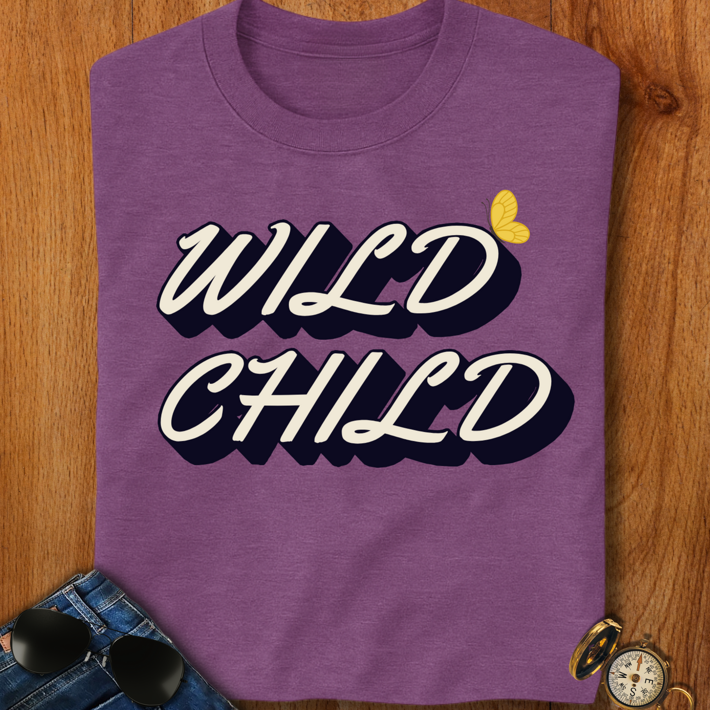 Wild Child Backpacking, Camping, Hiking T-Shirt