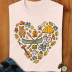 Camping Heart T-Shirt