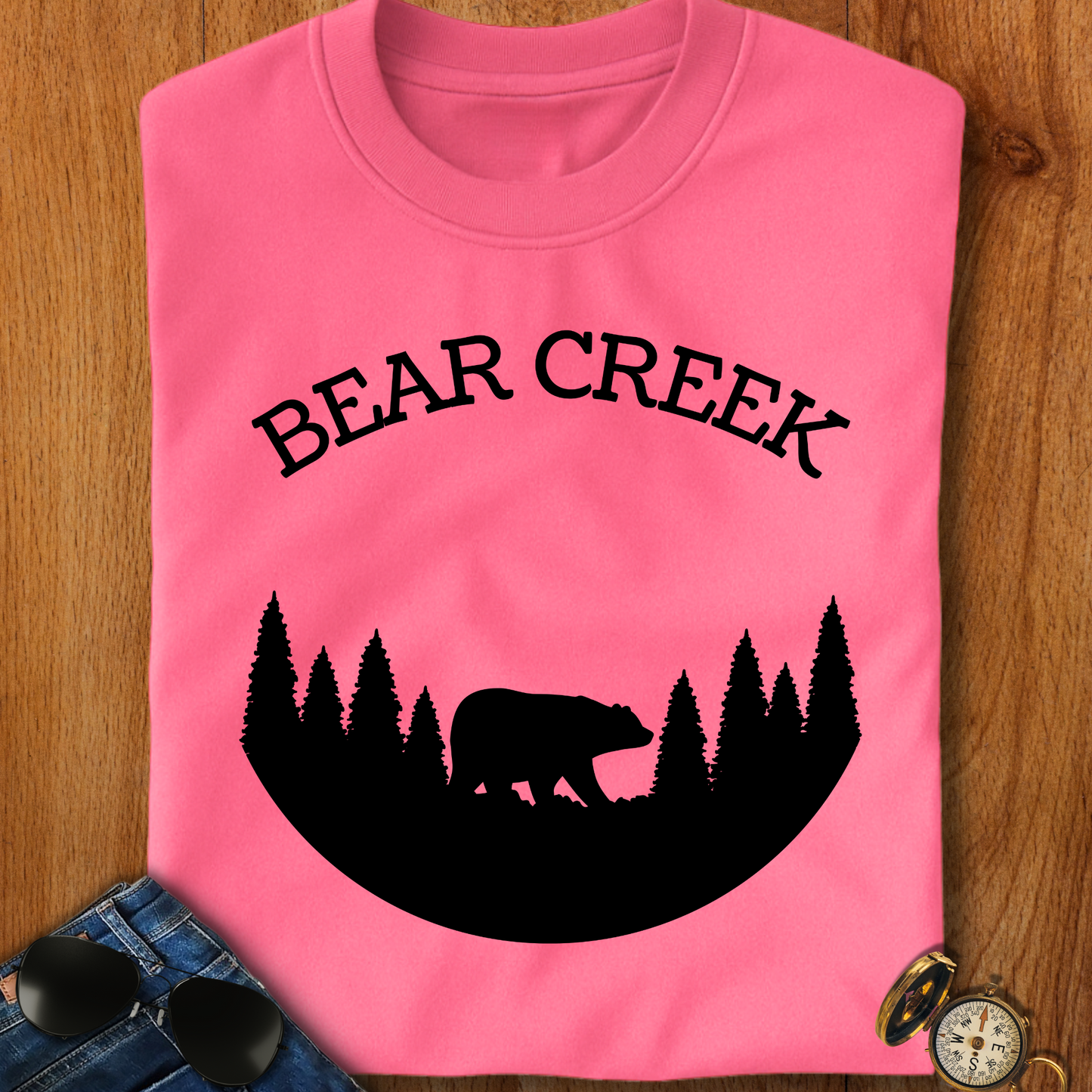 Bear Creek Hiking, Camping T-Shirt