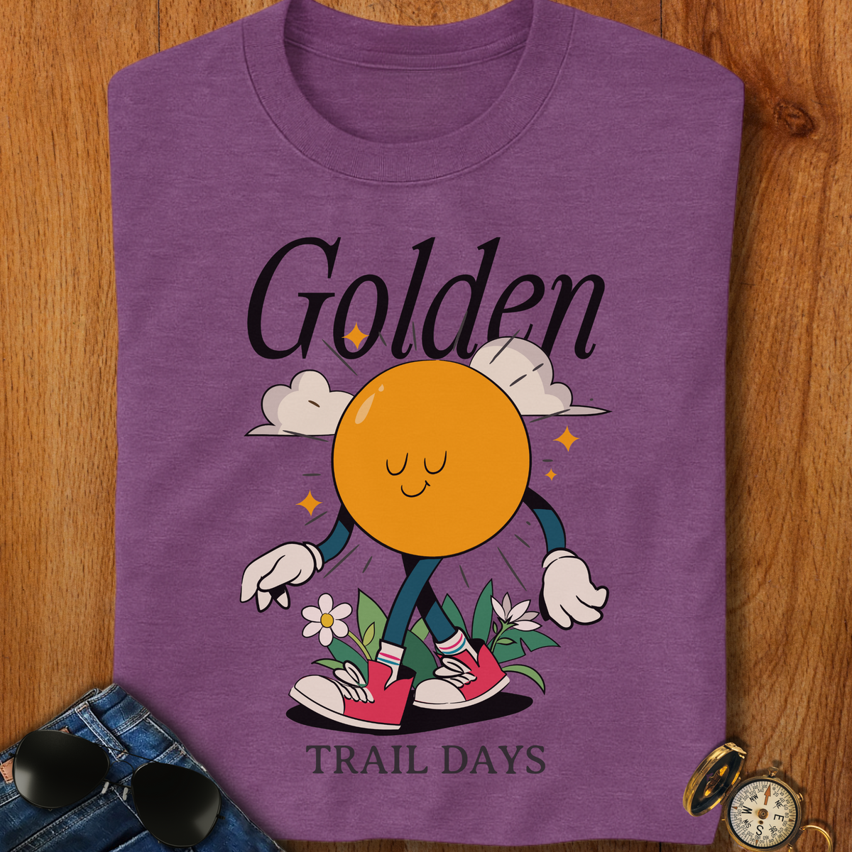 Golden Trail Days Sun T-Shirt