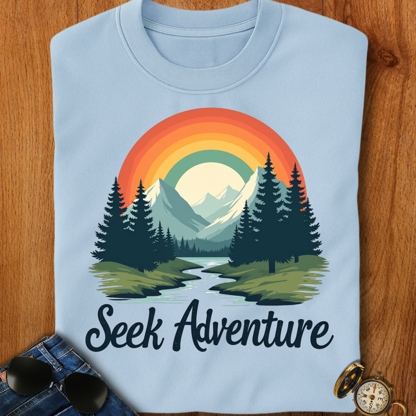 Seek Adventure Backpacking T-Shirt