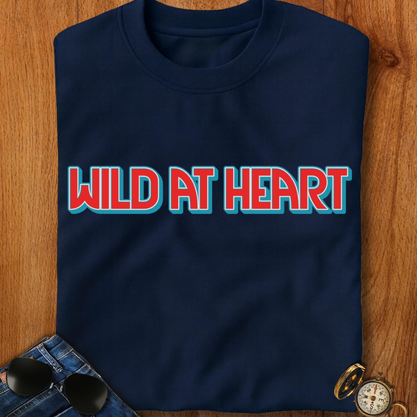 Wild at Heart Backpacking, Hiking, Camping T-Shirt