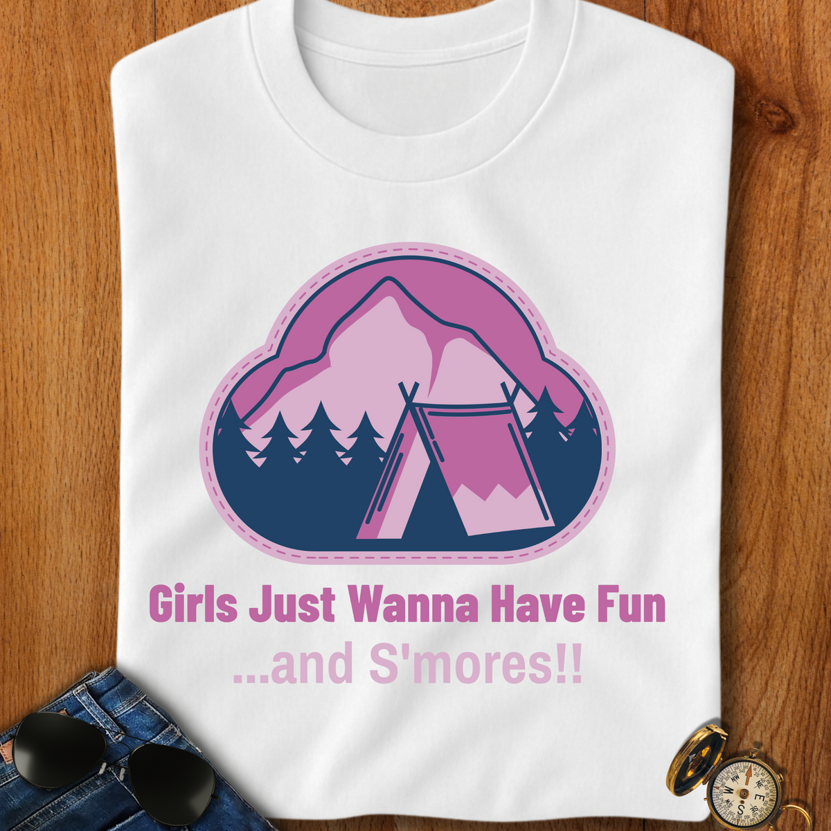 Camping Girls T-Shirt