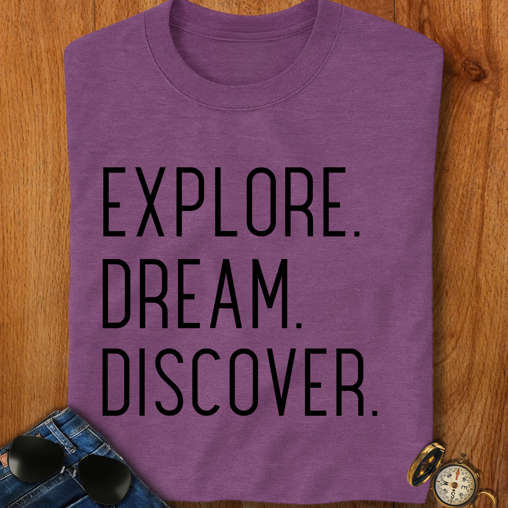 Explore Dream Discover Camping T-Shirt