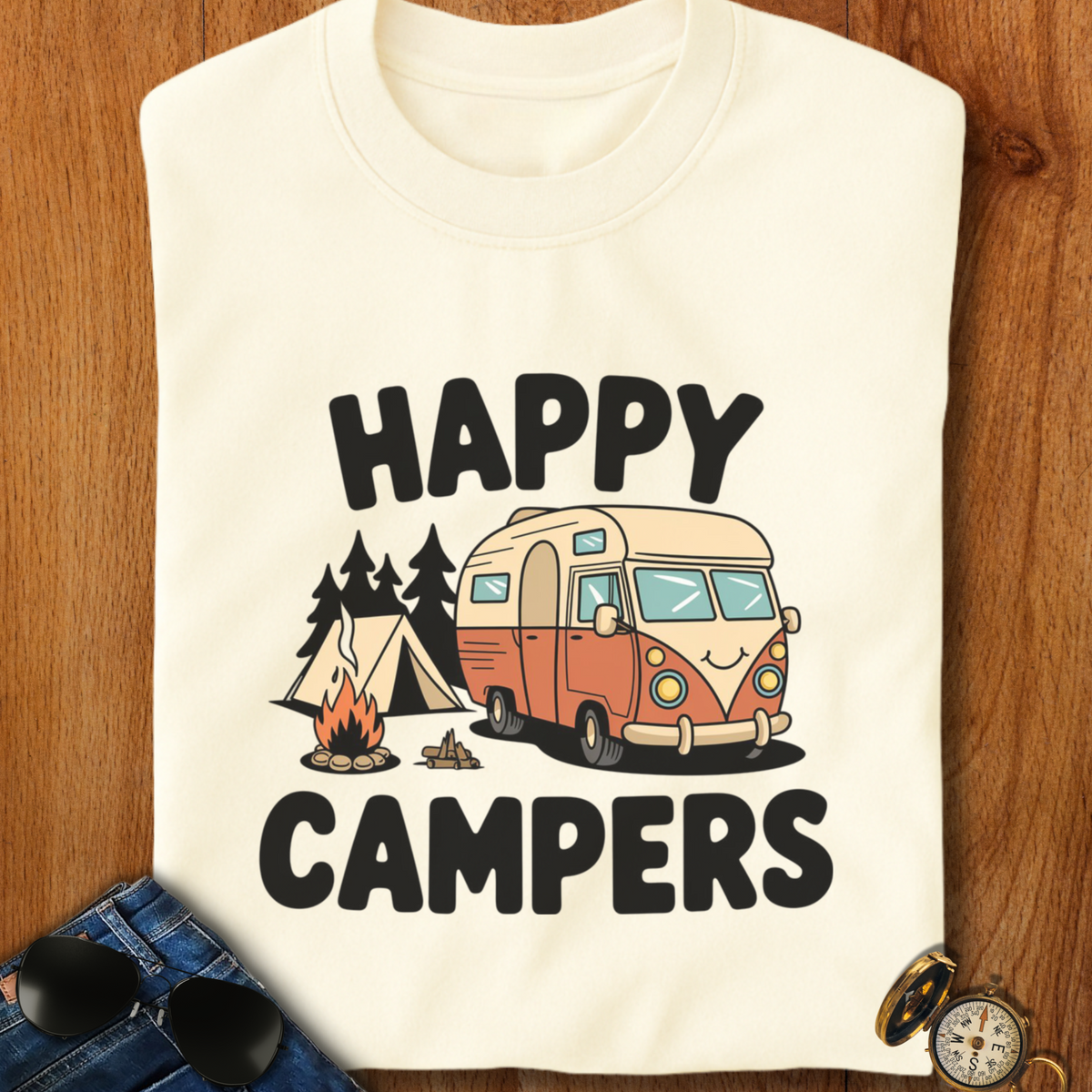 Happy Campers Camping T-Shirt