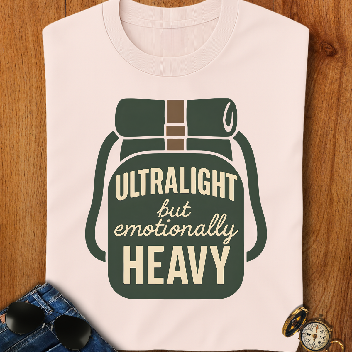Emotionally Heavy Backpacking T-Shirt