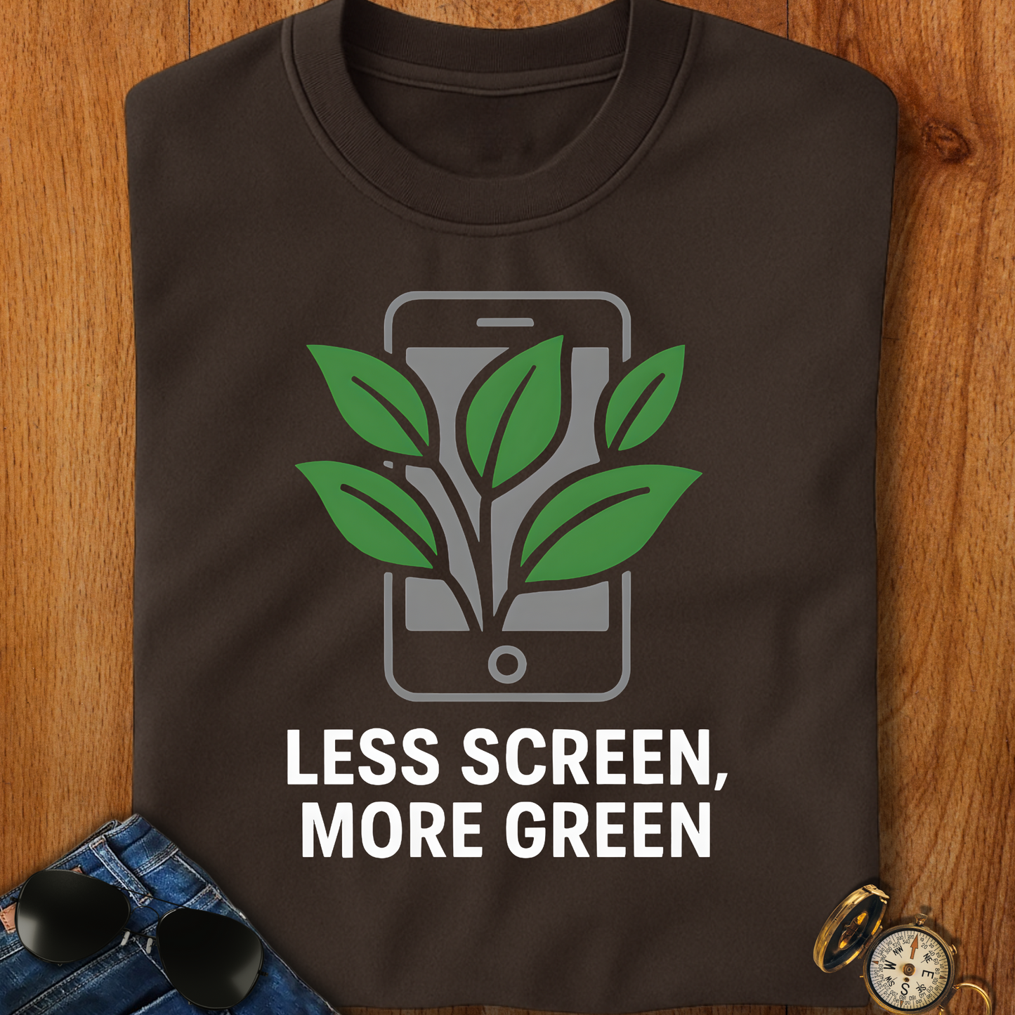 Less Screen, More Green Trekking T-Shirt
